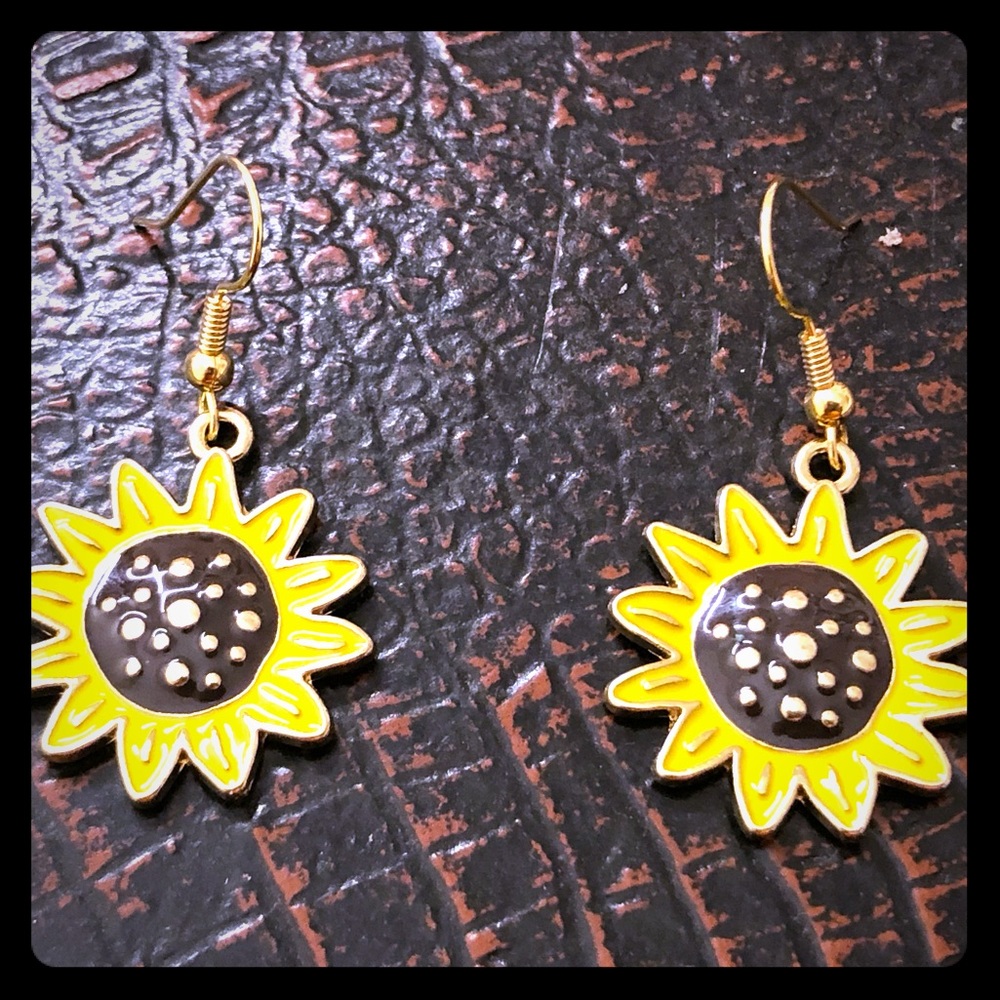 Sunflower Earrings